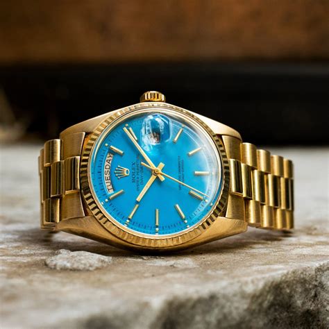 rolex 1803 blue dial|Rolex day and date 1803.